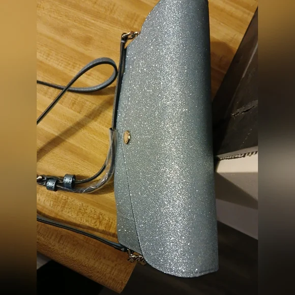 KATE SPADE NEW YORK NWT FROSTY SKY FLAP ENVELOPE CROSSBODY - Picture 6 of 13